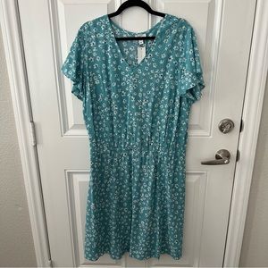 NWT - Light blue floral summer dress